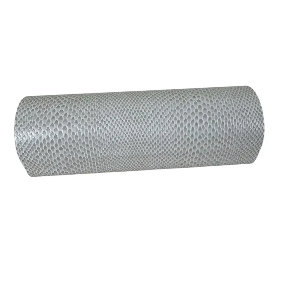 Jimmy Choo White‎ Faux Snakeskin Magnetic Closure Hard Side Eyeglass Case